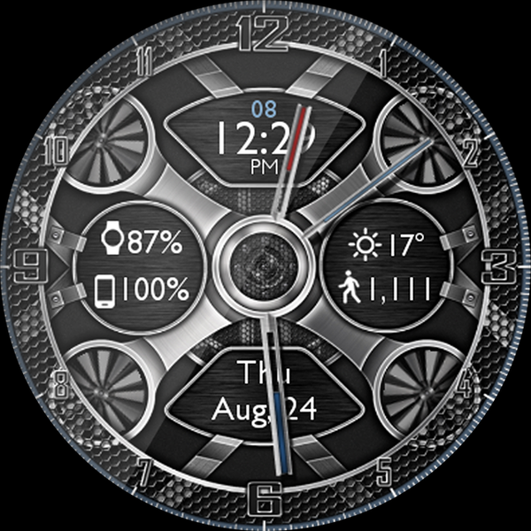 Mesh Gears HD Watch Face - Image screenshot of android app