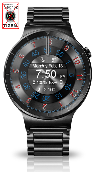 Mystic Spinner HD Watch Face - Image screenshot of android app