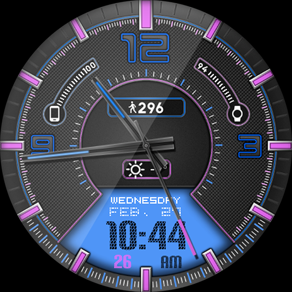 Race Day HD Watch Face - Image screenshot of android app