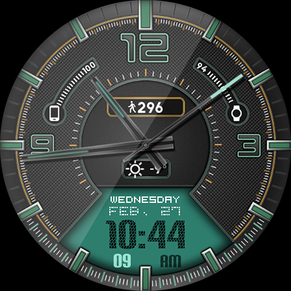 Race Day HD Watch Face - Image screenshot of android app