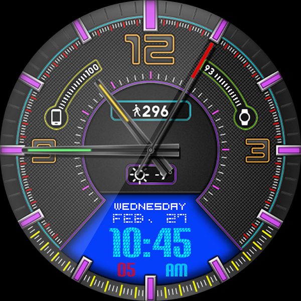 Race Day HD Watch Face - Image screenshot of android app