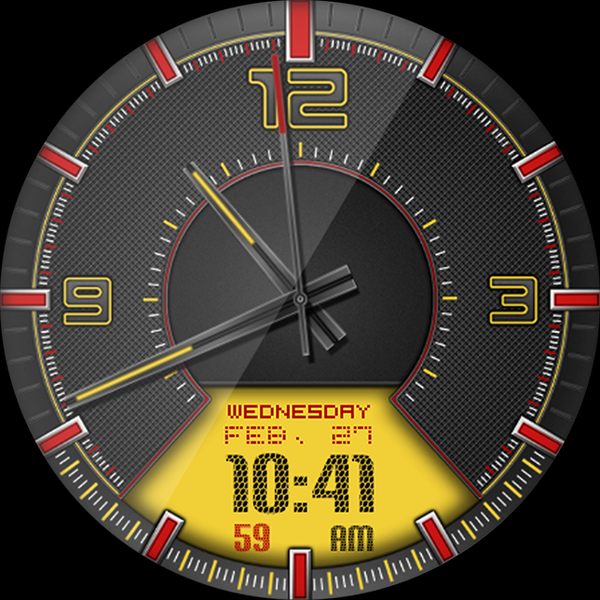 Race Day HD Watch Face - Image screenshot of android app