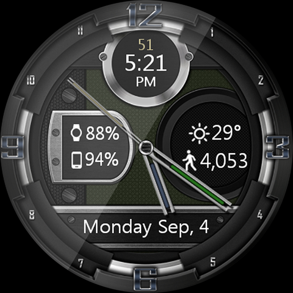 ShockR ReVeal HD Watch Face - Image screenshot of android app