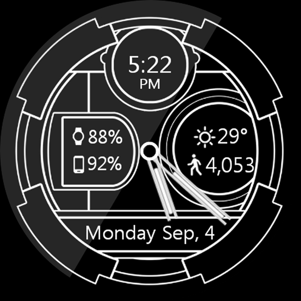 ShockR ReVeal HD Watch Face - Image screenshot of android app