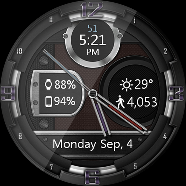 ShockR ReVeal HD Watch Face - Image screenshot of android app