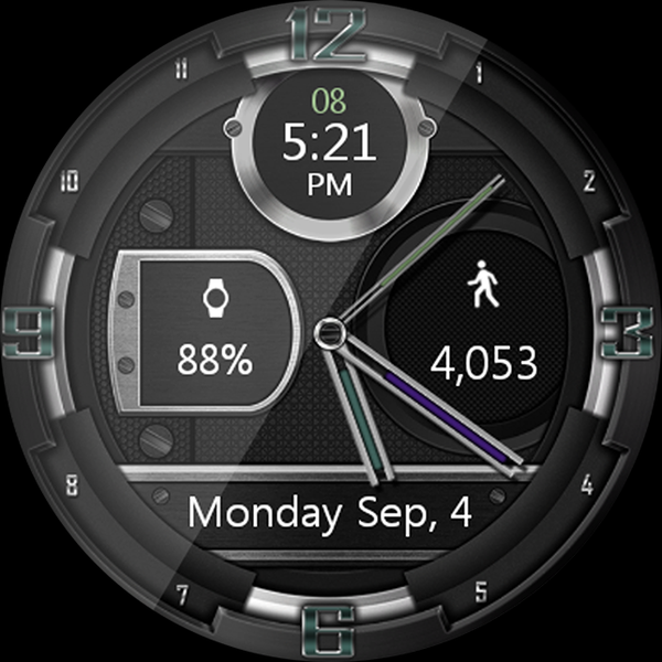 ShockR ReVeal HD Watch Face - Image screenshot of android app