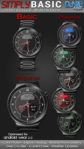 Simply Basic HD Watch Face - Image screenshot of android app