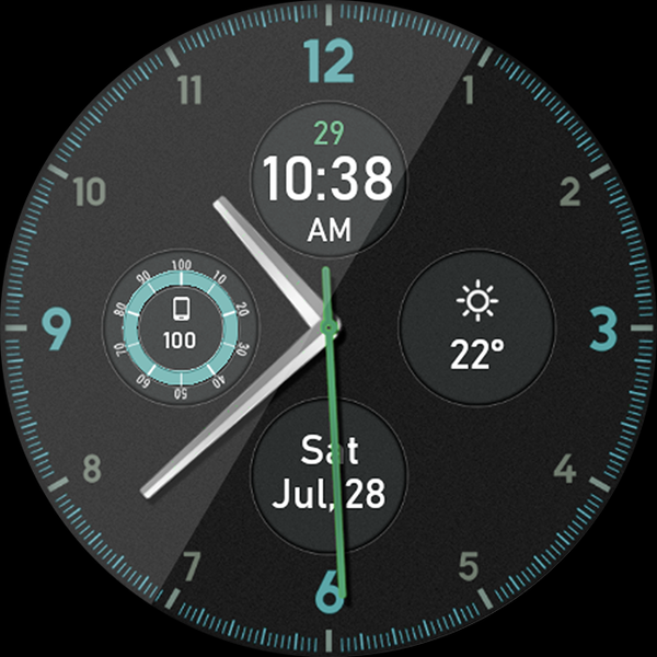 Simply Minimal HD Watch Face - Image screenshot of android app