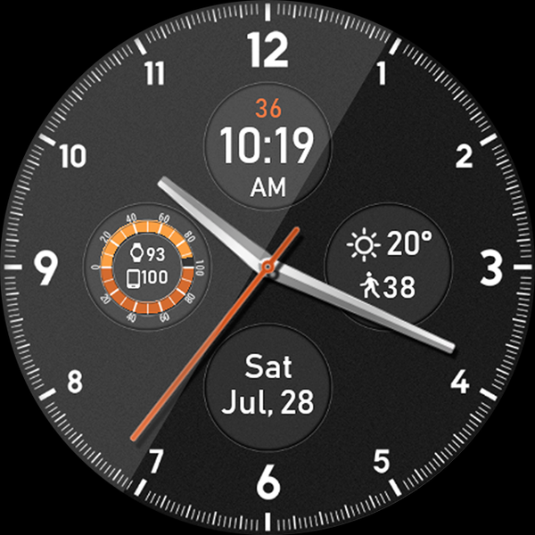 Simply Minimal HD Watch Face - Image screenshot of android app