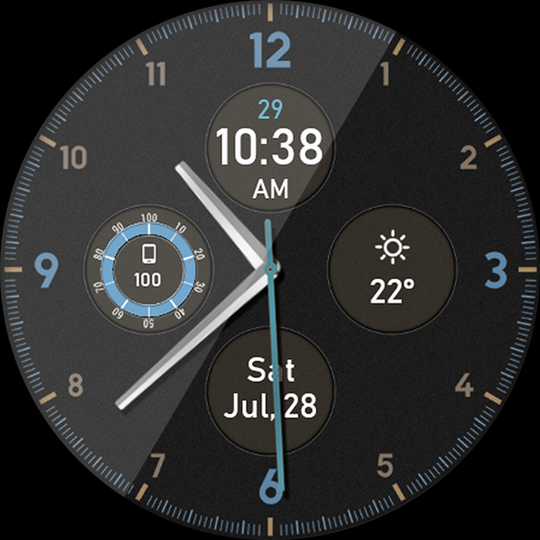 Simply Minimal HD Watch Face - Image screenshot of android app
