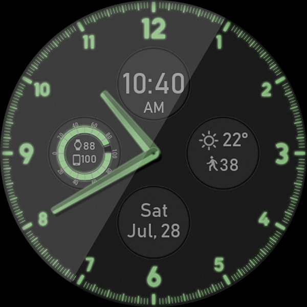 Simply Minimal HD Watch Face - Image screenshot of android app