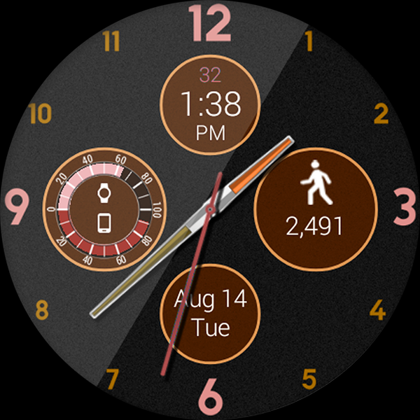 Simply Vital HD Watch Face - Image screenshot of android app