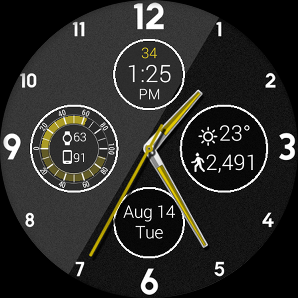 Simply Vital HD Watch Face - Image screenshot of android app