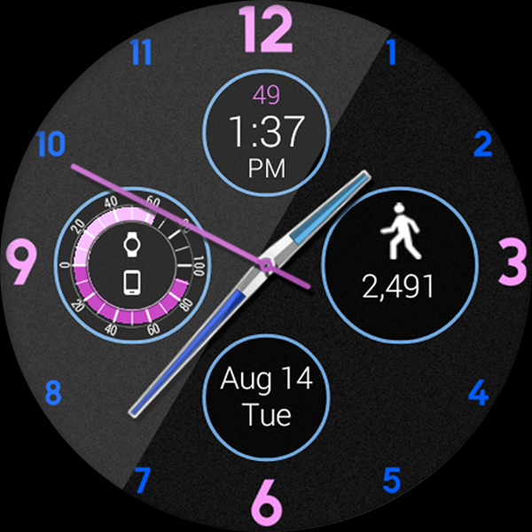 Simply Vital HD Watch Face - Image screenshot of android app