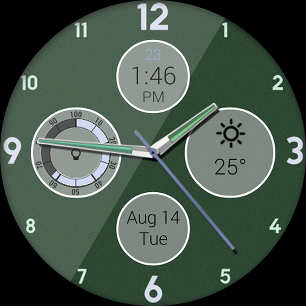 Simply Vital HD Watch Face - Image screenshot of android app