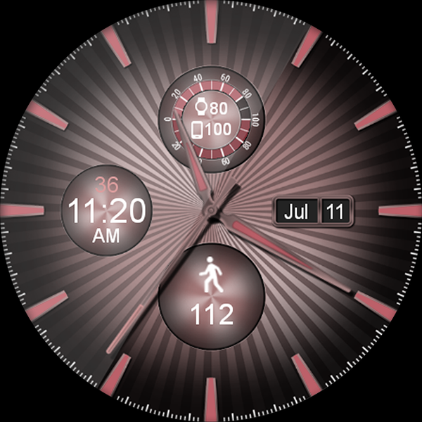 Sleek Shine HD Watch Face - Image screenshot of android app