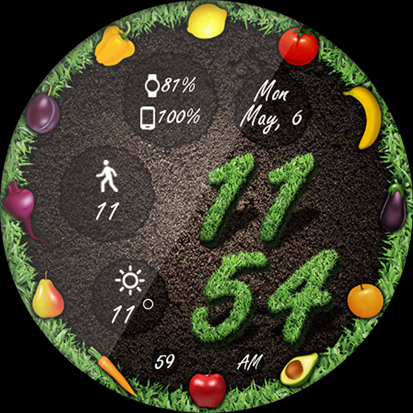 Springs Here HD Watch Face - Image screenshot of android app