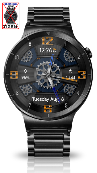Wooden Gears HD Watch Face - Image screenshot of android app