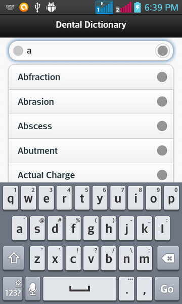 Dental dictionary - Image screenshot of android app