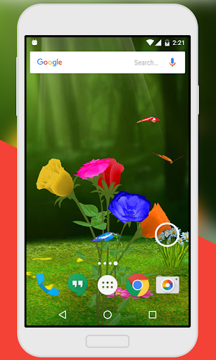 Rose 3D Live Wallpaper - عکس برنامه موبایلی اندروید