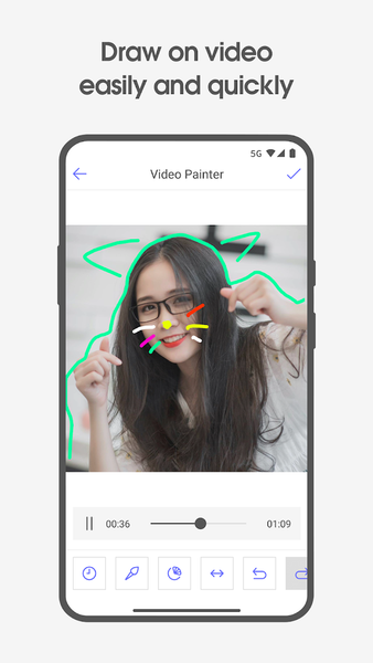 Video Painter - Draw On Video - Image screenshot of android app