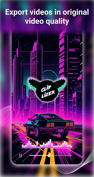 Cliplizer - Music Visual Video - عکس برنامه موبایلی اندروید