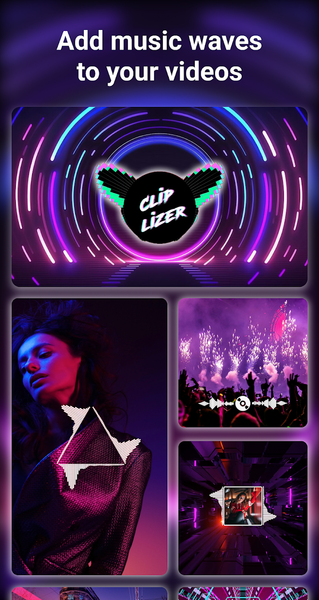 Cliplizer - Music Visual Video - Image screenshot of android app