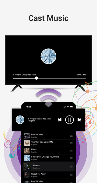 Cast All TV & Screen Mirroring - عکس برنامه موبایلی اندروید