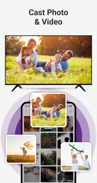 Cast All TV & Screen Mirroring - عکس برنامه موبایلی اندروید