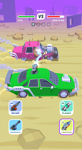 Desert Riders: Car Battle Game - Gameplay image of android game