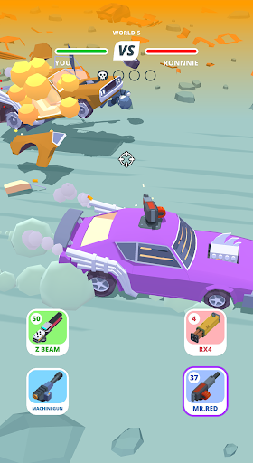 Desert Riders: Car Battle Game - Gameplay image of android game