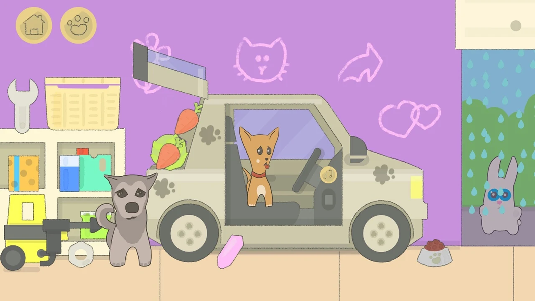 Piksi_dog - Virtual Pet Game - عکس بازی موبایلی اندروید