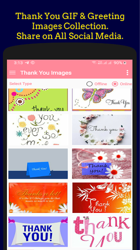 Thank You GIF Image Collection - Image screenshot of android app
