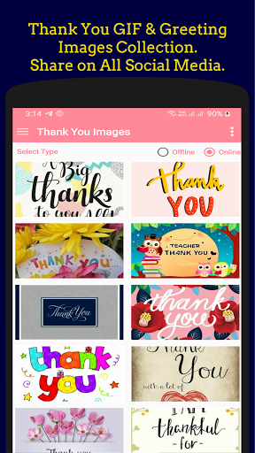 Thank You GIF Image Collection - Image screenshot of android app