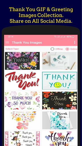 Thank You GIF Image Collection - Image screenshot of android app