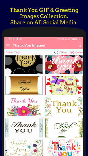 Thank You GIF Image Collection - Image screenshot of android app