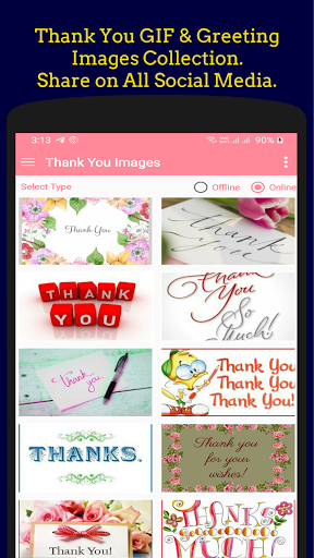 Thank You GIF Image Collection - Image screenshot of android app