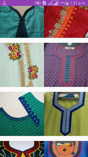 Handmade kurti 2025 neck design