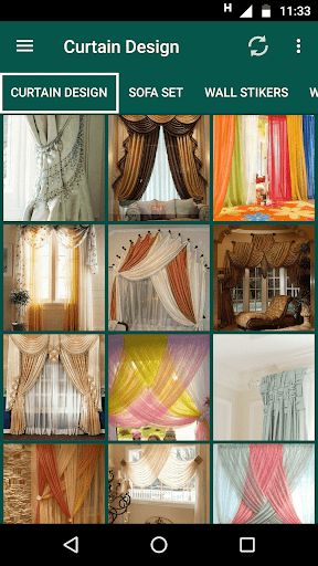 500+ Curtain Designs - Image screenshot of android app