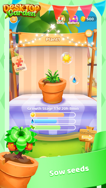 Desktop Garden - Gameplay image of android game
