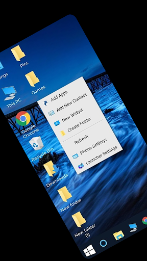 Windows 10 Desktop Launcher - Image screenshot of android app