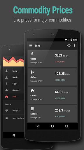 Commodity Prices - Image screenshot of android app