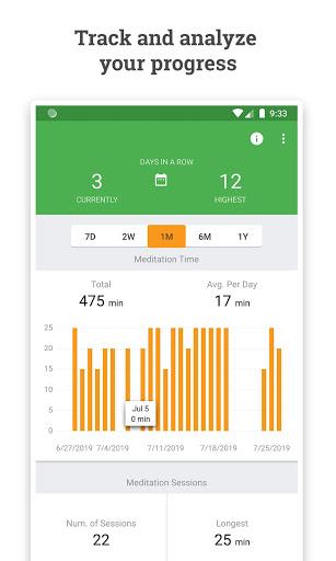 Simple Meditation Timer - Image screenshot of android app