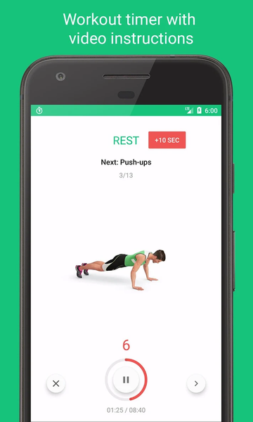 7-Minute Workout: HIIT Routine - Image screenshot of android app