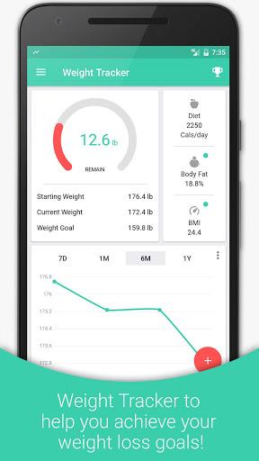 Weight Loss Tracker - عکس برنامه موبایلی اندروید