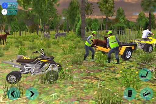 ATV Trolley Animal Rescue Mission - Gameplay image of android game