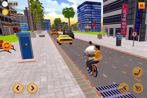 BMX Bicycle Taxi Driving: City Transport - عکس بازی موبایلی اندروید