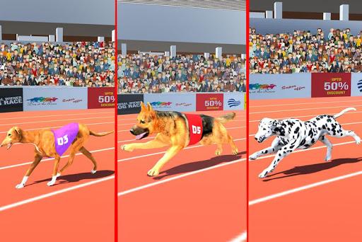 Dog Race Game: Dog Racing 3D - Gameplay image of android game
