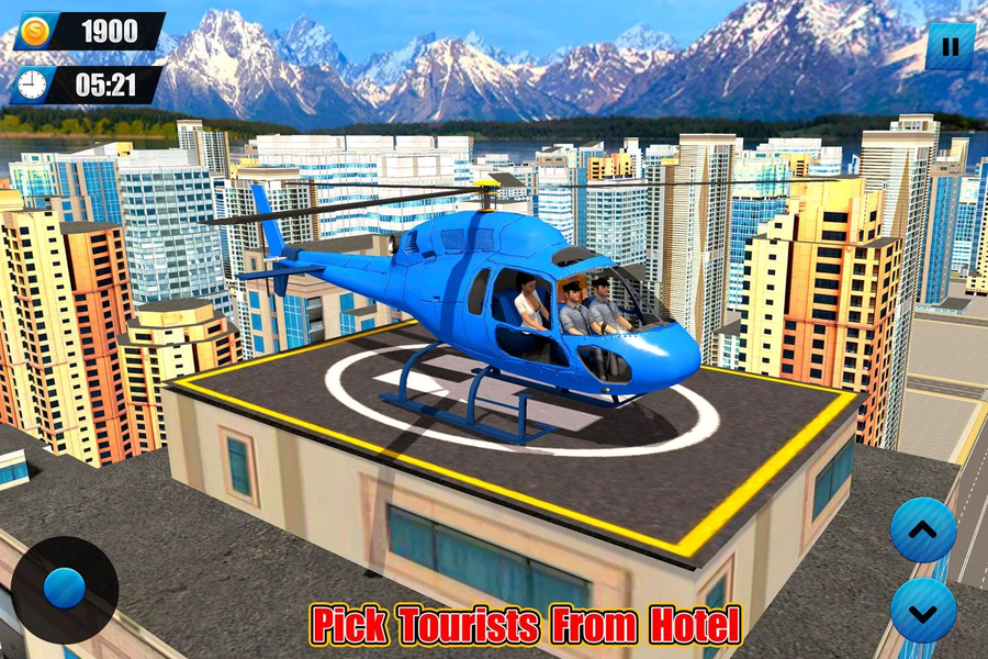 Helicopter Taxi Tourist Transport - عکس بازی موبایلی اندروید
