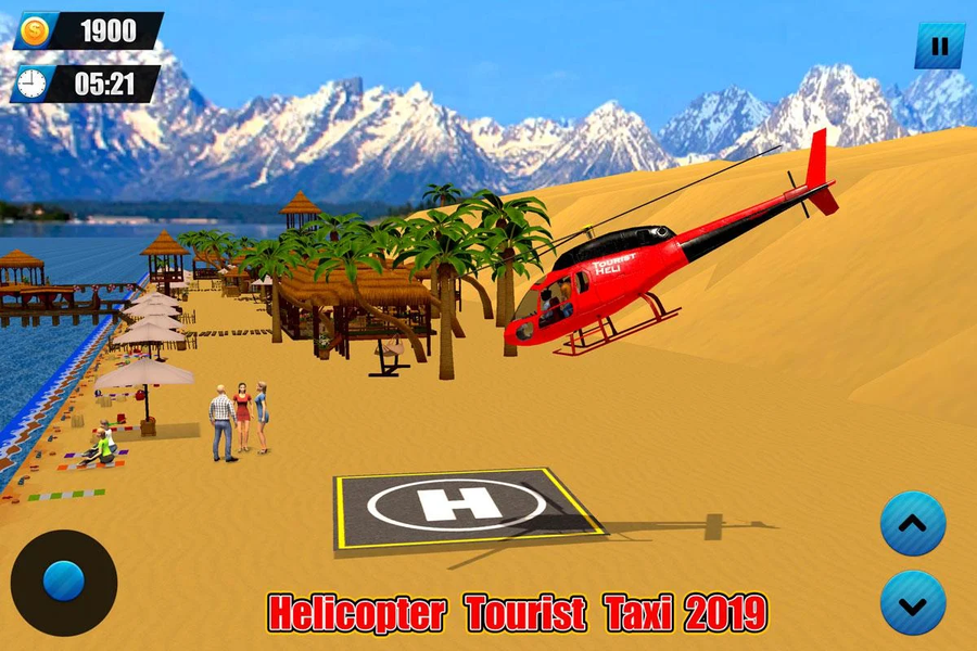 Helicopter Taxi Tourist Transport - عکس بازی موبایلی اندروید